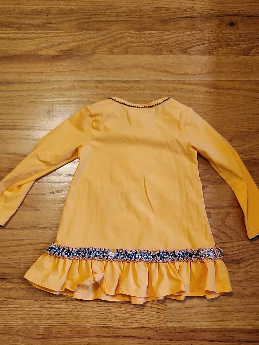 Bonnie Jean Halloween Ghost Tunic & Gingham Ruffle Pants Set (Size 2T)
